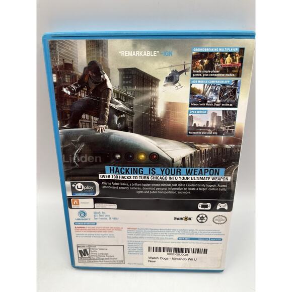 Watch Dogs - Nintendo Wii U - Complete In Box! - Picture 6 of 6